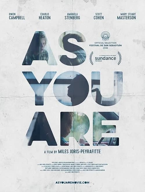 As You Are film posteri