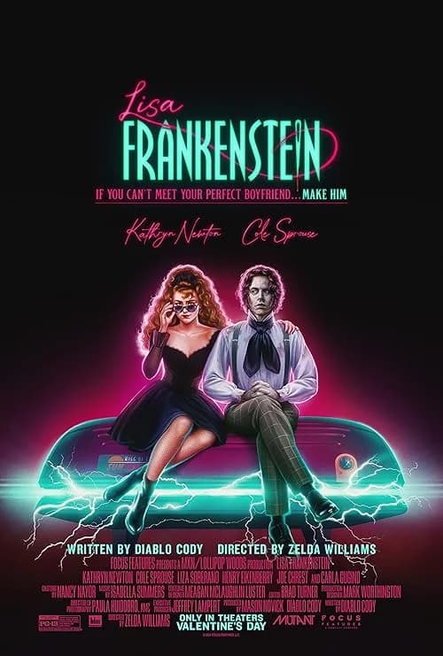 Lisa Frankenstein film posteri